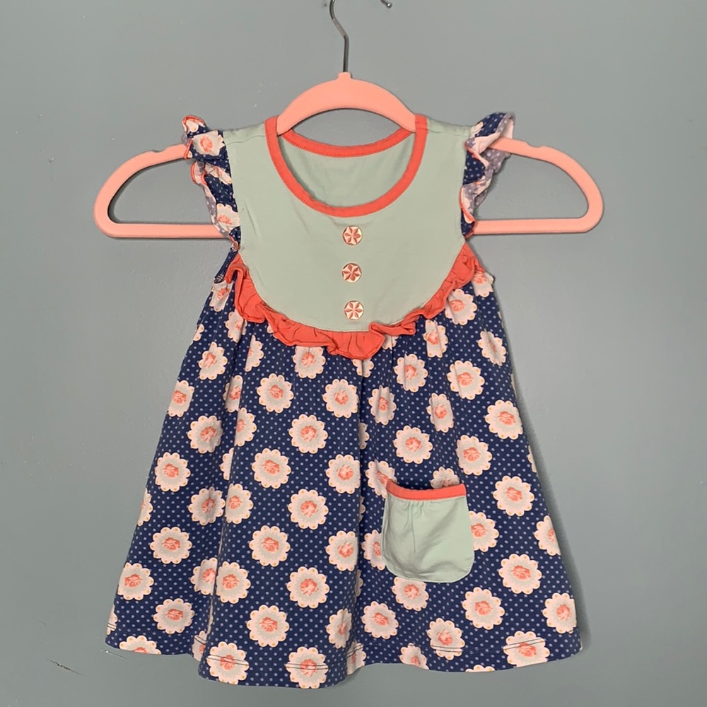 Flower top/ tunic 4T-5T